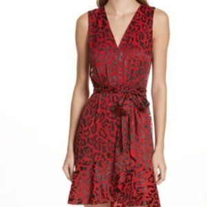 Alice + Olivia Brooks Animal Print Dress